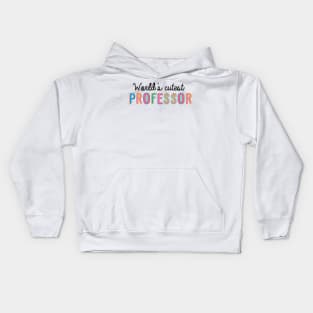 Professor Gifts | World's cutest Professor Kids Hoodie